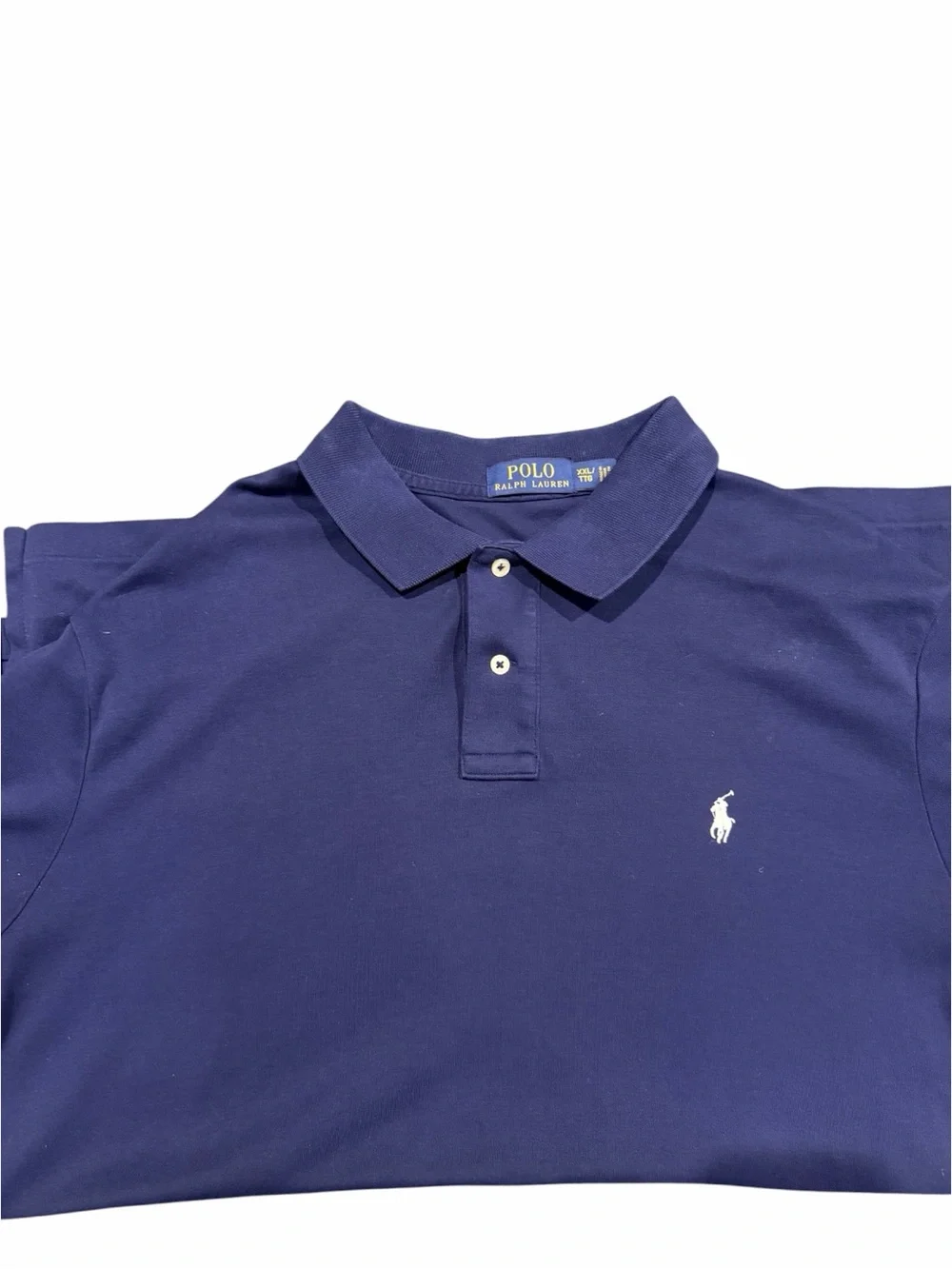 Polo Ralph Lauren Men’s Navy Polo Shirt with White Pony - XXL